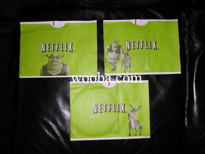 Netflix Shrek 2 Green Envelope Back