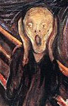 Edvard Munch Painting The Scream Face